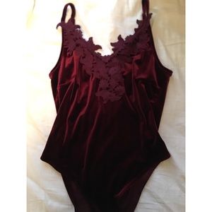 Beautiful Suede Bodysuit